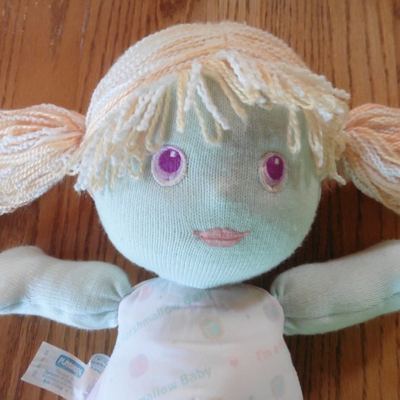 Vintage Playskool "Grandma's Marshamallow Baby" doll with original dress. - Picture 6 of 9